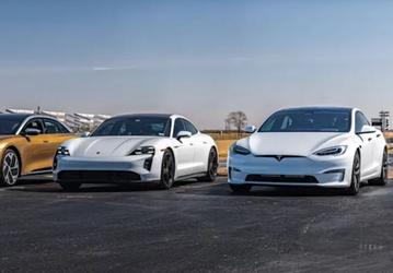 3000 лошадиных сил на троих. Самые быстрые седаны в мире – Tesla Model S Plaid, Lucid Air Dream Edition и Porsche Taycan Turbo S – выяснили отношения на треке