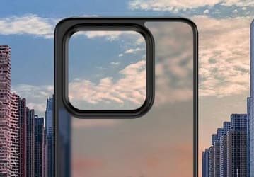 Изображение чехла Xiaomi 13 наглядно демонстрирует, насколько велика его камера