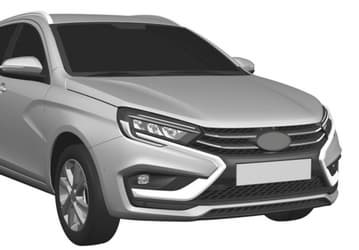 Так будет выглядеть обновлённая Lada Vesta SW. АвтоВАЗ запатентовал дизайн универсала