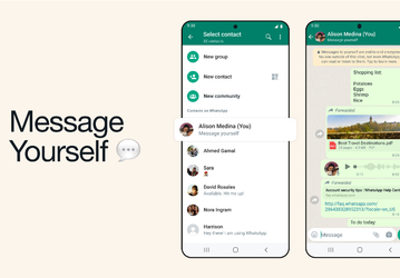 Теперь как в Telegram: в WhatsApp появилась новая функция для отправки сообщений самому себе