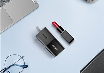 «Губная помада» мощностью 100 Вт. Представлено зарядное устройство Lenovo Thinkplus Lipstick 100W GaN