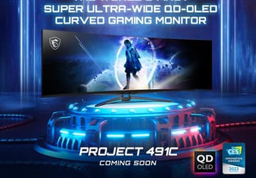 Уникальный монитор с панелью QD-OLED и частотой 240 Гц. MSI показала Project 491C