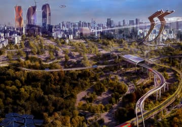 Нейросеть показала, что может ждать Москва-Сити в ближайшие 100 лет