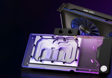 Для эталонных карт Intel Arc A770 и A750 вышли первые водоблоки за 248 евро