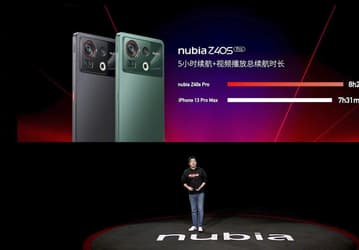 Nubia Z50 работает значительно дольше, чем iPhone 13 Pro Max