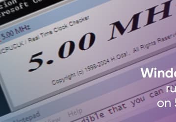 Windows 7 запустили на ПК с процессором с частотой 5 МГц. Эта частота в 200 раз ниже, чем требует Microsoft
