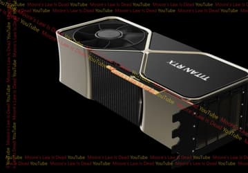 Даже GeForce RTX 4090 пришлось бы отступить в сторону. Появились фото и рендеры гигантской карты NVidia RTX Titan