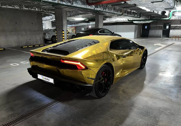 В Москве продают «золотой» Lamborghini Huracan почти за 20 млн рублей