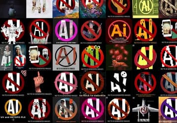 Люди против роботов: ArtStation скрывает изображения, которые выражают протест против размещения ИИ-контента, а художники в ответ покидают платформу
