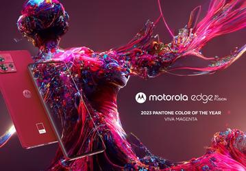 Первый в мире смартфон в цвете 2023 года по версии Pantone. Представлен Motorola Edge 30 Fusion Viva Magenta