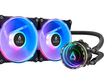 Ассортимент Azza пополнили системы жидкостного охлаждения Blizzard SP 240 и 360 