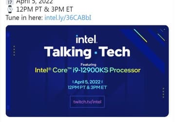 Названа дата выхода процессора Intel Core i9-12900KS