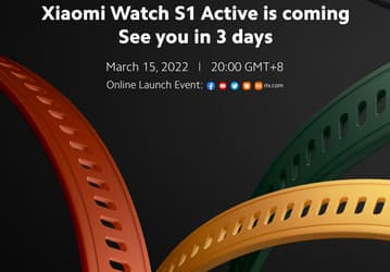 Умные часы Xiaomi Watch S1 Active выходят 15 марта