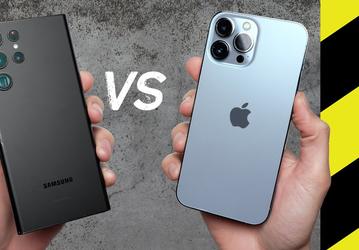 iPhone 13 Pro Max оказался прочнее Samsung Galaxy S22 Ultra в очередном дроп-тесте