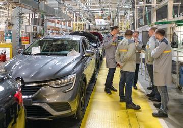 Московский завод Renault возобновил производство спустя 3 недели простоя