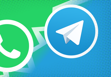 Telegram впервые обогнал Whatsapp в России
