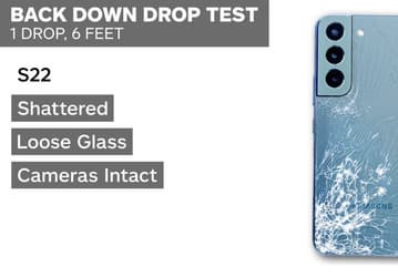 Samsung Galaxy S22, S22+ и S22 Ultra очень плохо показали себя в сравнении с iPhone 13 в испытаниях на падение