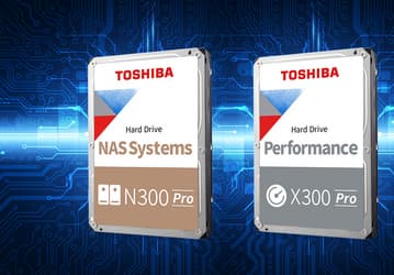 Представлены жёсткие диски Toshiba N300 Pro и X300 Pro 