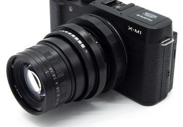 Объектив Gizmon 50mm f/1.6 в функцией наклона стал доступен в варианте с креплением Fujifilm X