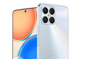 Представлен смартфон Honor X8 с узкими рамками, 90-герцевым экраном и квадрокамерой