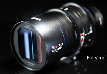 Анаморфотный объектив Sirui 75mm T2.9 будет доступен в вариантах с креплениями L, Sony E, Canon RF и Nikon Z