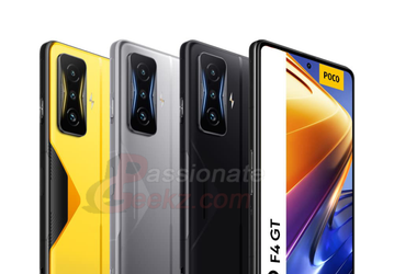 4700 мА·ч, 120 Вт, 64 Мп и Snapdragon 8 Gen 1. Изображения, цвета, конфигурации памяти и характеристики народного флагмана Poco F4 GT