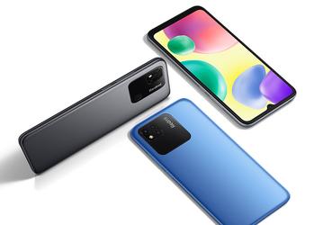 Преемник Redmi 9A со сканером отпечатков пальцев. Redmi 10A ценой 110 долларов представлен для глобального рынка