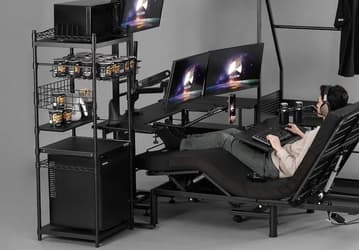 И играть, и спать в одном месте? Представлена электрифицированная кровать Bauhutte для геймеров