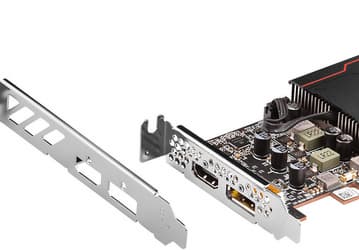 Низкопрофильная видеокарта Sapphire Pulse RX 6400 занимает в корпусе ПК один слот