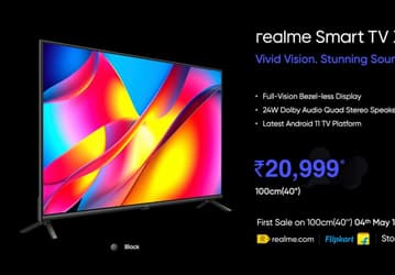 40 дюймов, узкие рамки экрана и Android TV 11 за 275 долларов. Представлены недорогие телевизоры Realme Smart TV X