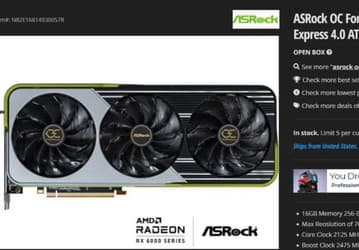 Radeon RX 6900 XT продают в США за 800 долларов – на 20% дешевле рекомендованной розничной стоимости