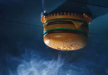 McDonalds представила умный датчик дыма в виде «Биг Мака». При обнаружении задымления на кухне, он предложит заказать что-нибудь из McDonalds
