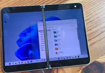 Windows 11 установили на Android-смартфон Surface Duo: браузер Microsoft Edge работает