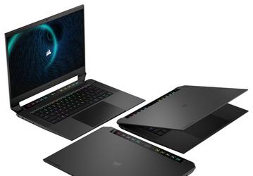 Никаких компонентов Intel. Представлен игровой ноутбук Corsair Voyager a1600 AMD Advantage Edition с необычной дополнительной панелью