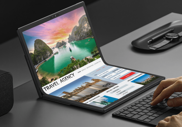 Представлен складной AMOLED-дисплей для ноутбуков. Он дебютирует в Asus ZenBook 17 Fold OLED