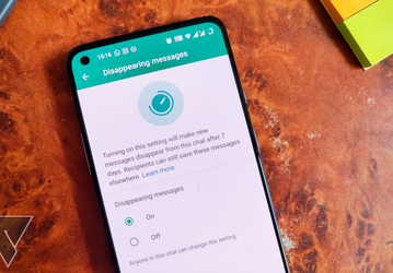 В WhatsApp можно будет сохранить исчезающие сообщения