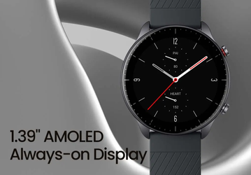 Представлены умные часы Amazfit GTR 2 New Version со звонками, хранилищем для музыки и всегда включённым AMOLED-экраном