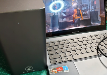 На ноутбуках AMD наконец-то можно полноценно использовать дискретные видеокарты для настольных ПК. GeForce GTX 1070 Ti подключили к ноутбуку Asus на базе Ryzen 7 6800U через USB 4