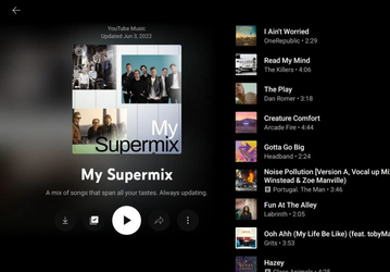 YouTube Music получил новый интерфейс