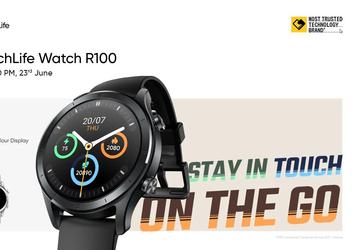 Умные часы Realme TechLife Watch R100 появятся в Индии 23 июня