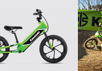 Представлен электрический беговел Kawasaki Elektrode