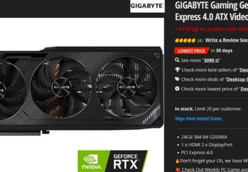 GeForce RTX 3090 Ti подешевела в США практически на четверть, а стоимость Radeon RX 6900 XT снизилась до уровня Radeon RX 6800 XT