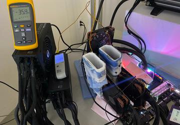 GeForce RTX 3090 Ti может потреблять более 1200 Вт. Карту EVGA Kingpin разогнали почти до 3 ГГц по ядру