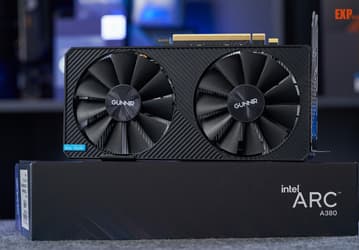 Asus, MSI и прочие не хотят выпускать видеокарты Intel? Карты Arc A380 наконец-то появились в рознице, но пока только в Китае и только от компании Gunnir