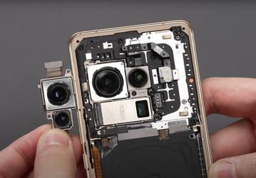 Xiaomi 12S Ultra разобрали и показали, как выглядит огромный блок камеры и гигантский главный датчик смартфона
