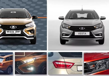 Сколько стоят светодиодные фары и фонари Lada Vesta NG в сравнении с оригинальной Vesta