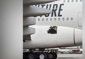 Airbus A380 пролетел 14 часов с дырой в обшивке. Рейс Emirates успешно добрался из Дубая в австралийский Брисбен
