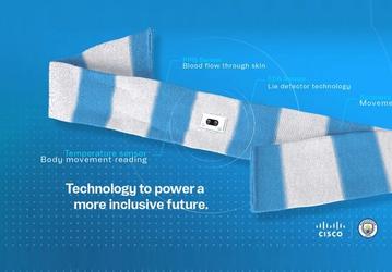 Футбольный клуб «Манчестер Сити» и Cisco показали умный шарф для болельщиков