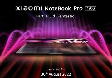 Xiaomi NoteBook Pro 120G и новые умные телевизоры Xiaomi выходят 30 августа