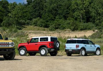 Представлены ретроверсии  Ford Bronco и Bronco Sport